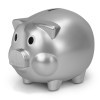 Silver Saver Piggy Banks
